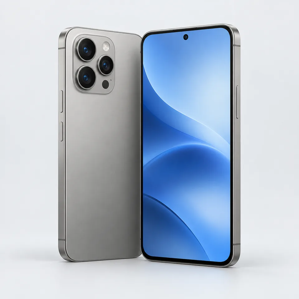 Smartphone claro genérico usado para demonstrar página da categoria iPhones